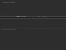 Tablet Screenshot of beatpro.com