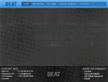 Tablet Screenshot of beatpro.dk